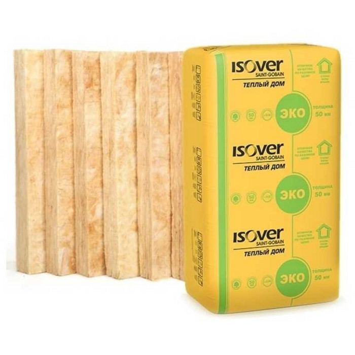Утеплитель Isover Изовер Тёплый Дом Плита 50х610х1170 в Шлиссельбурге